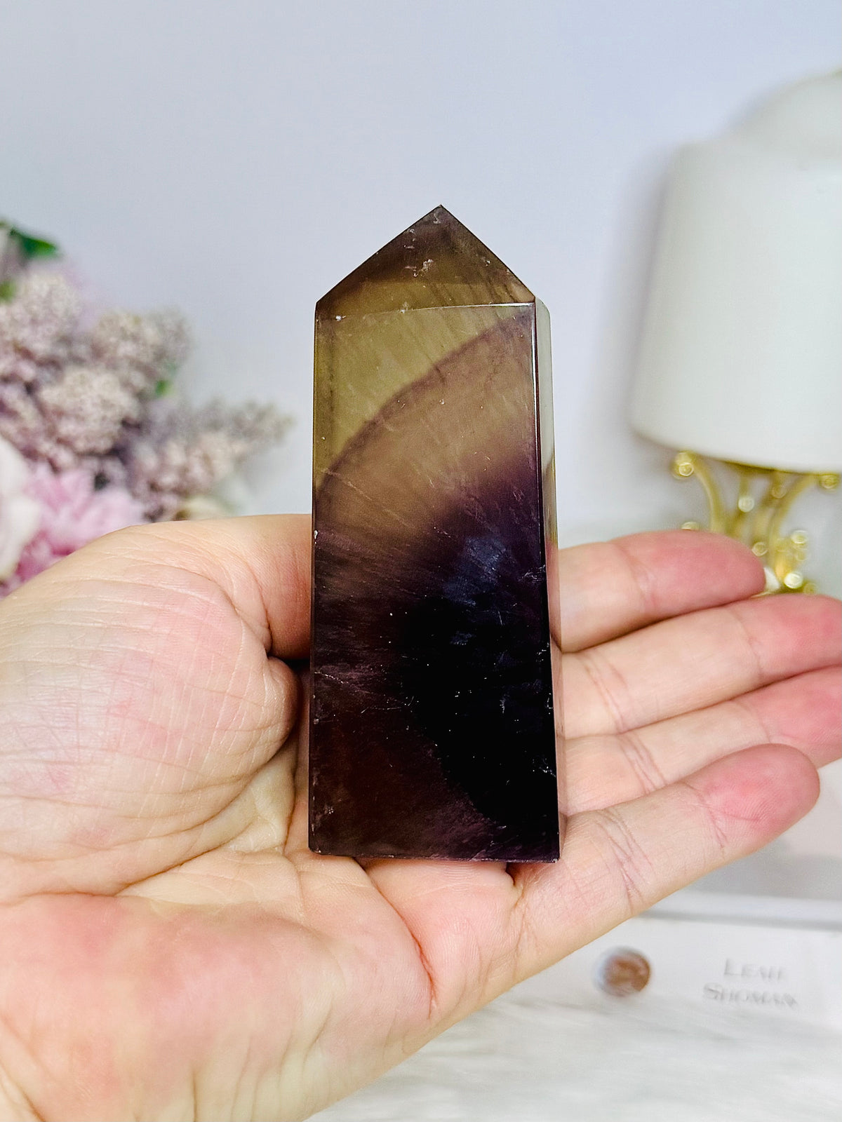 Chocolate Fluorite Tower 9cm