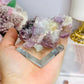 Collectors Piece ~ High Grade Purple Cubed Fluorite Specimen On Stand 223grams