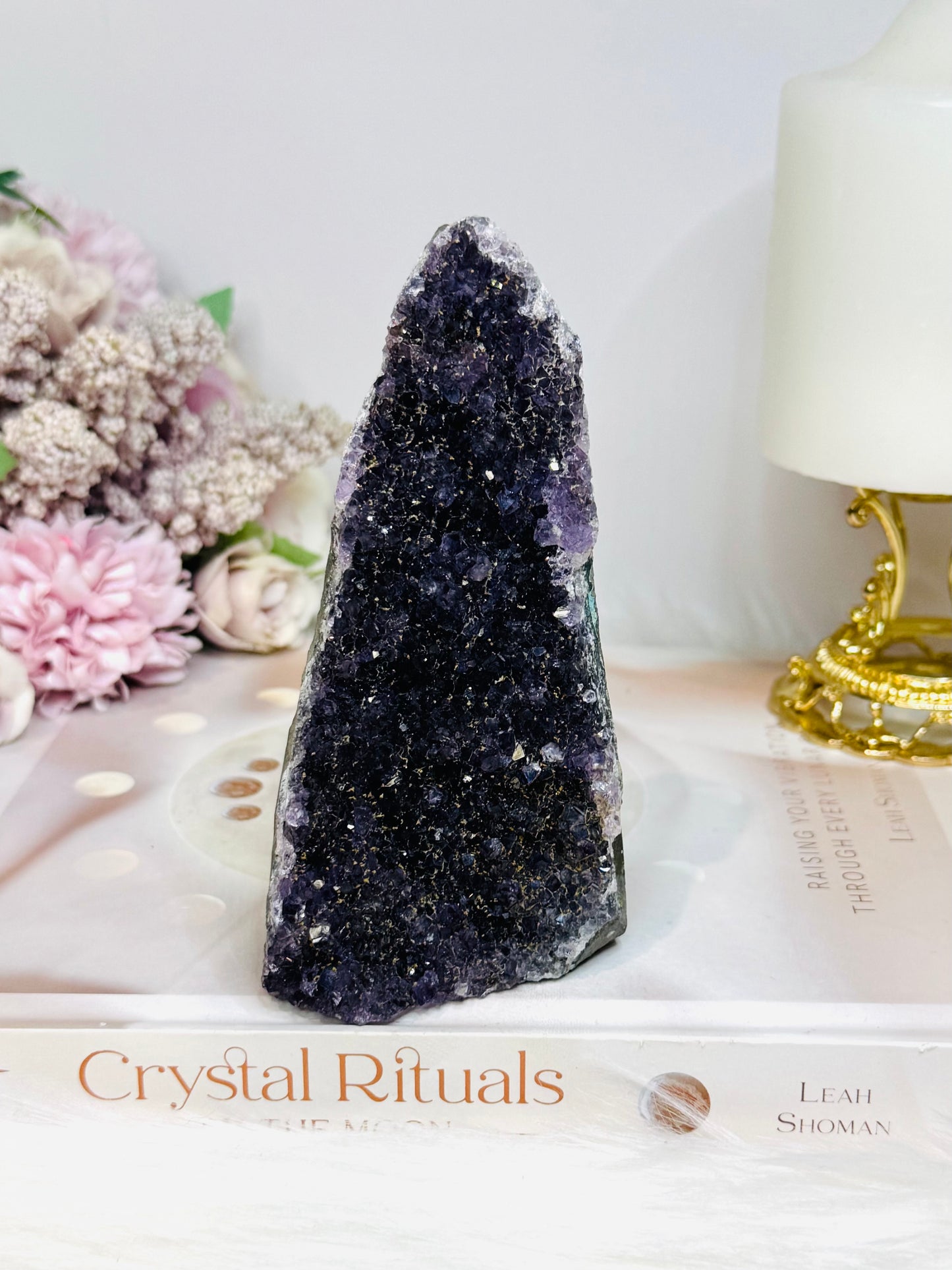 Amethyst Cut Base Cluster 12cm 420g