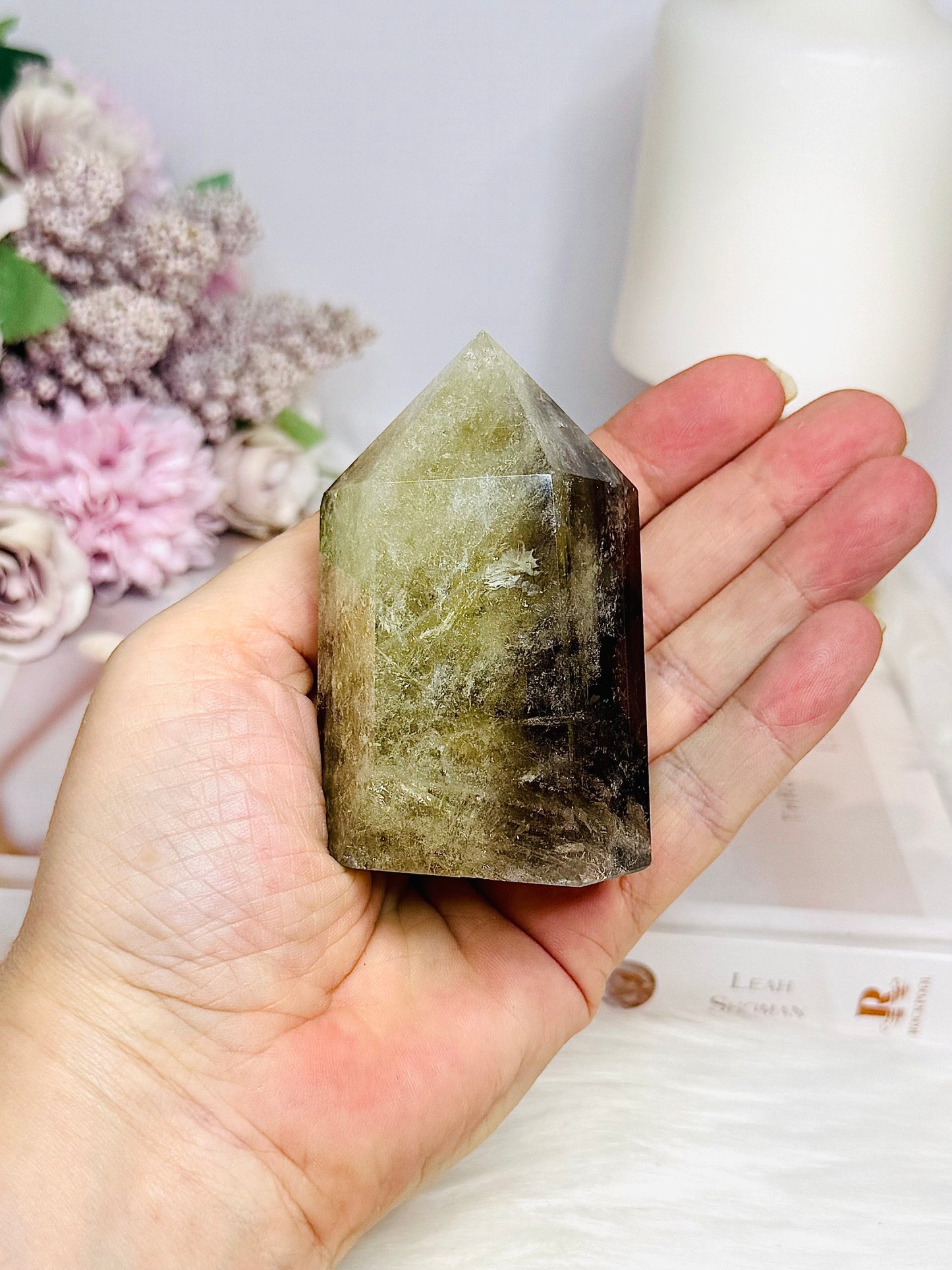 Smokey Citrine Chunky Tower 8cm