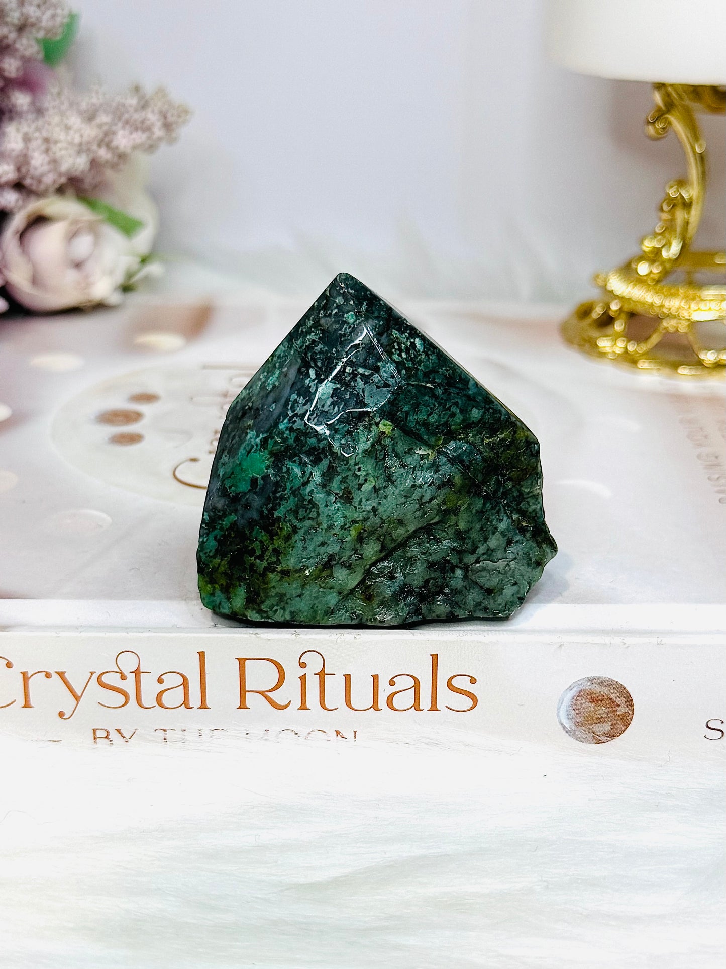 African Turquoise Polished Point 135g