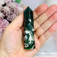Moss Agate Tower 9cm