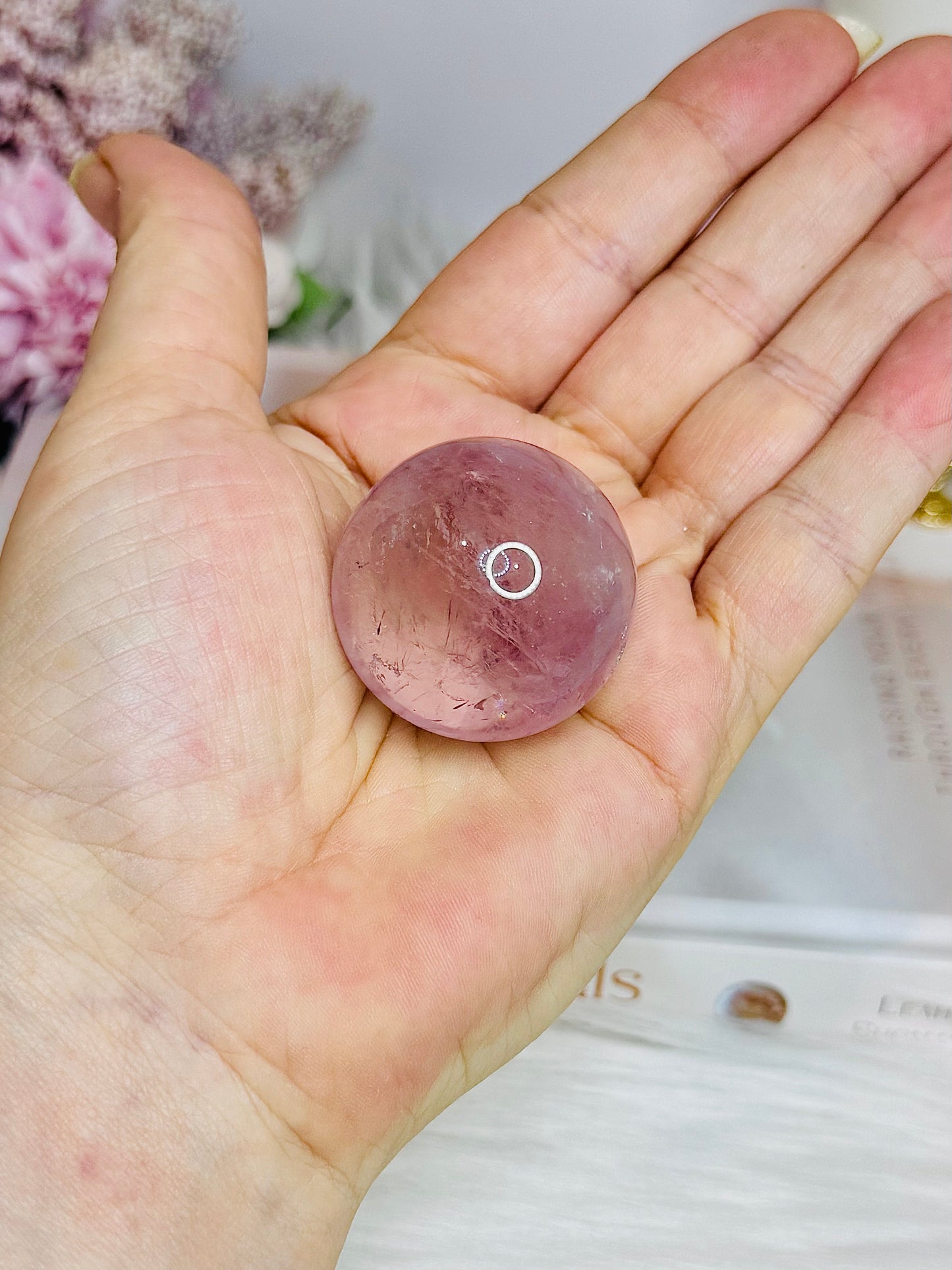 Amethyst Sphere on Stand 65g