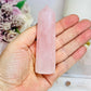 Rose Quartz Tower 9.5cm