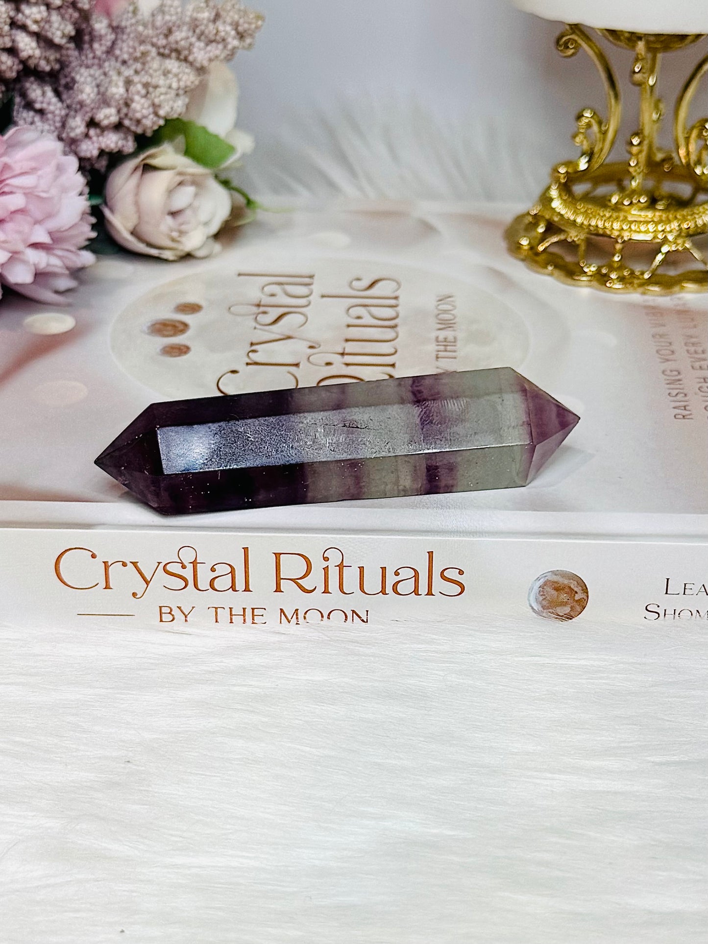 Rainbow Fluorite Double Terminated Point 9.5cm