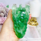 Green Fluorite Carved Dragon 11cm 464g