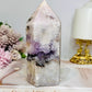 High Grade Chunky Pink Amethyst Druzy Tower 14.5cm 742g