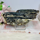 Large Natural Black Tourmaline Specimen with Mica Inclusions On Stand 18cm 782g