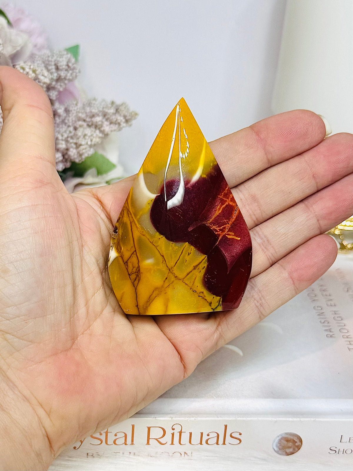 Mookaite Jasper Flame 7cm
