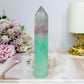 Watermelon Fluorite Tower 13.5cm