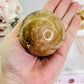 Grounding & Stabilising Stone ~ Gorgeous Chocolate Calcite Sphere 321grams On Stand