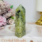 Prehnite Druzy Tower 10cm
