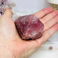 Strawberry Quartz Polished Top Freeform (natural fracture line in top)
