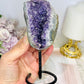 Amethyst Cluster On Stand (stand has slight scratches on stand) 16cm