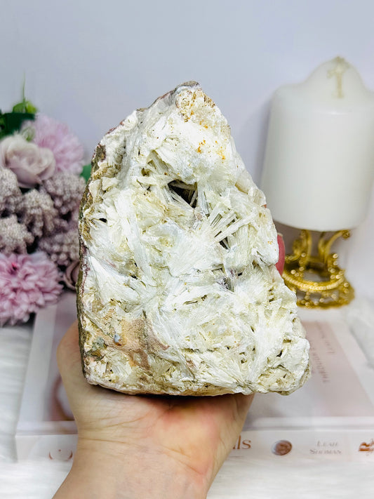 Scolecite Spray Natural Large Specimen 14cm 730g
