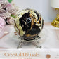 Large Money Agate Sphere on Stand 354g