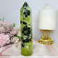 Natural Prehnite Tower 16cm