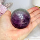 High Grade Fluorite Sphere On Stand 272g