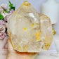 Natural Large Golden Healer Quartz Freeform with Rainbows 1.45KG 13.5cm