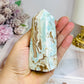 Caribbean Calcite Chunky Tower | Obelisk 9.5cm