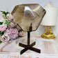 Natural Large Smokey Quartz Freeform On Stand from Brazil 15.5cm 667g