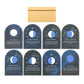 Moon Phase 8 Card Set On Wooden Stand