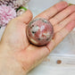 Peach Blossom Tourmaline Sphere On Stand 144g