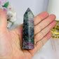 Rare Ruby In Blue Apatite Tower (UV Reactive) 9cm