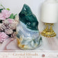 Large High Grade Ocean Jasper Carved Flame | Freeform 1.06KG 15cm