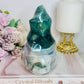 Large High Grade Ocean Jasper Carved Flame | Freeform 1.06KG 15cm