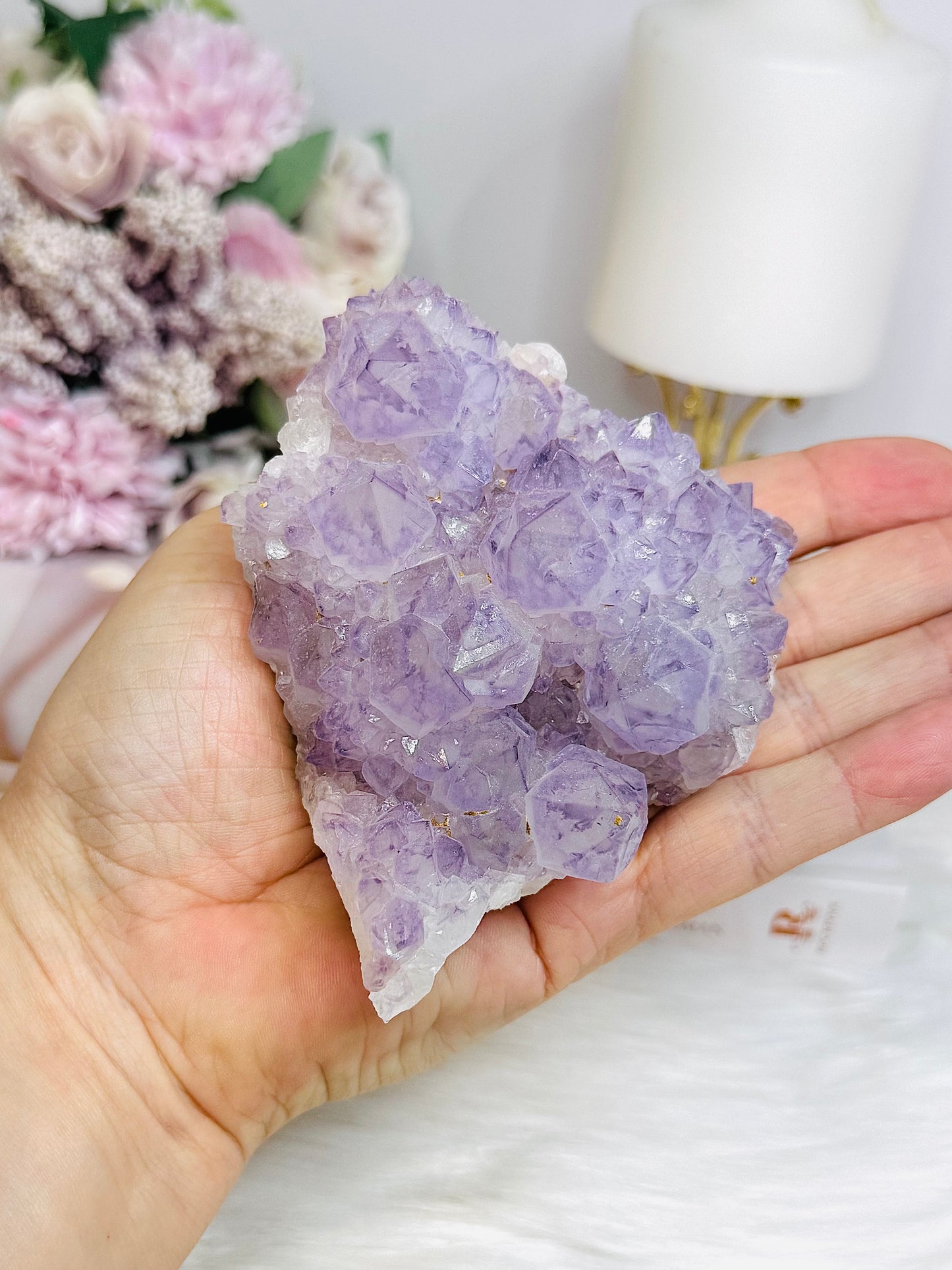 Large Natural Spirit Quartz Cluster Specimen 323g