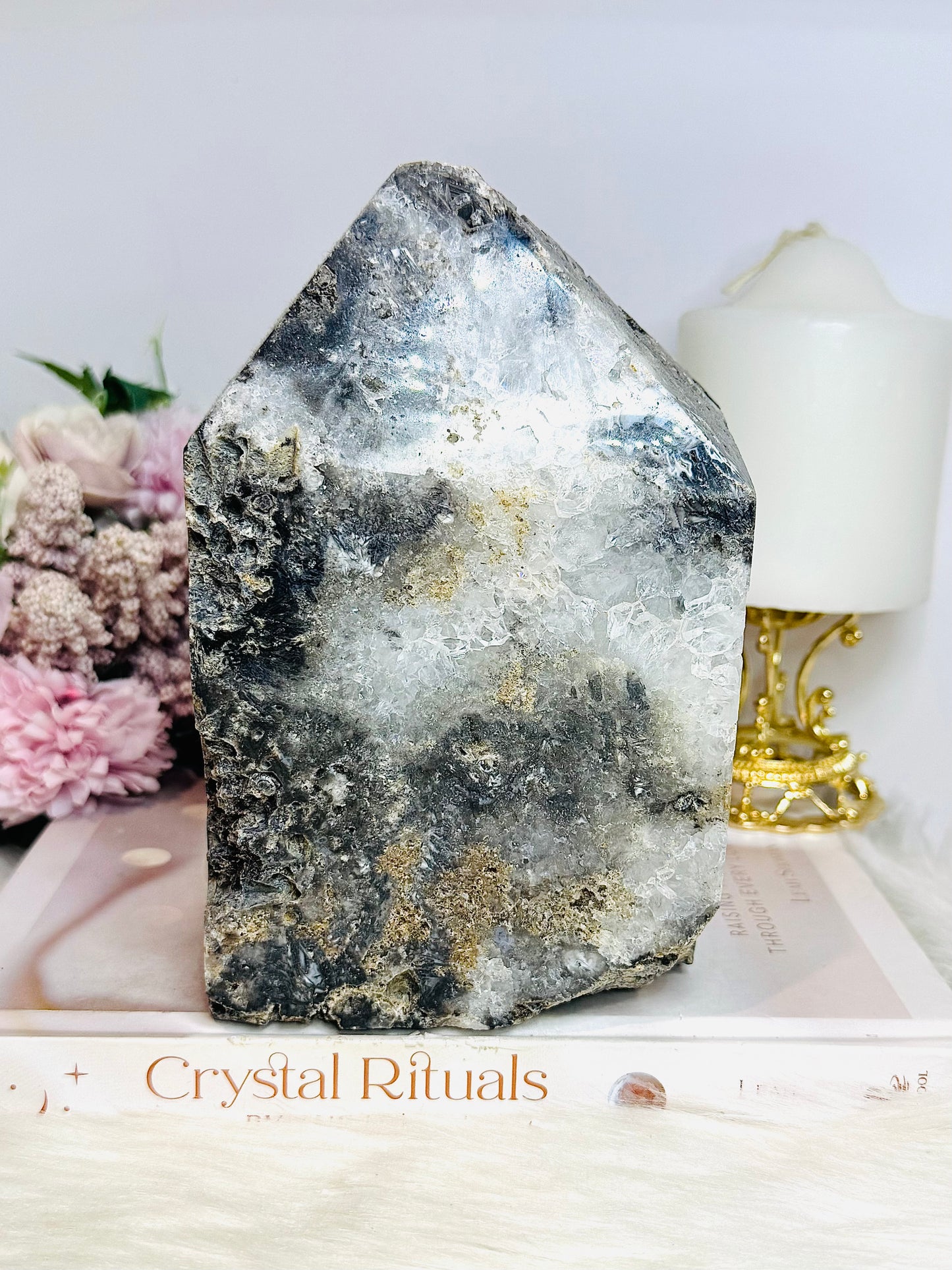 Huge Druzy Agate Freeform | Tower 16.5cm 1.8KG