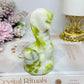 Green Serpentine Jade King Cobra Snake 10cm 254g