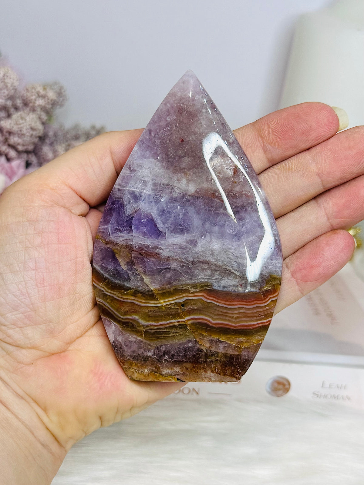 Crazy Lace Amethyst Flame | Freeform 10.5cm