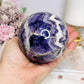 Large Chevron | Dream Amethyst Sphere on Stand 830g