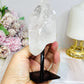 Natural Clear Quartz Point On Stand 14cm