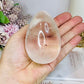 Large Clear Quartz Egg with Inclusions On Stand 7cm