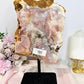 Large Druzy Pink Amethyst Chunky Slab on Stand 23cm 1.3KG