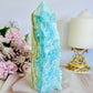 High Grade Divinely Gorgeous Large Natutal Blue Aragonite Chunky Tower 17cm