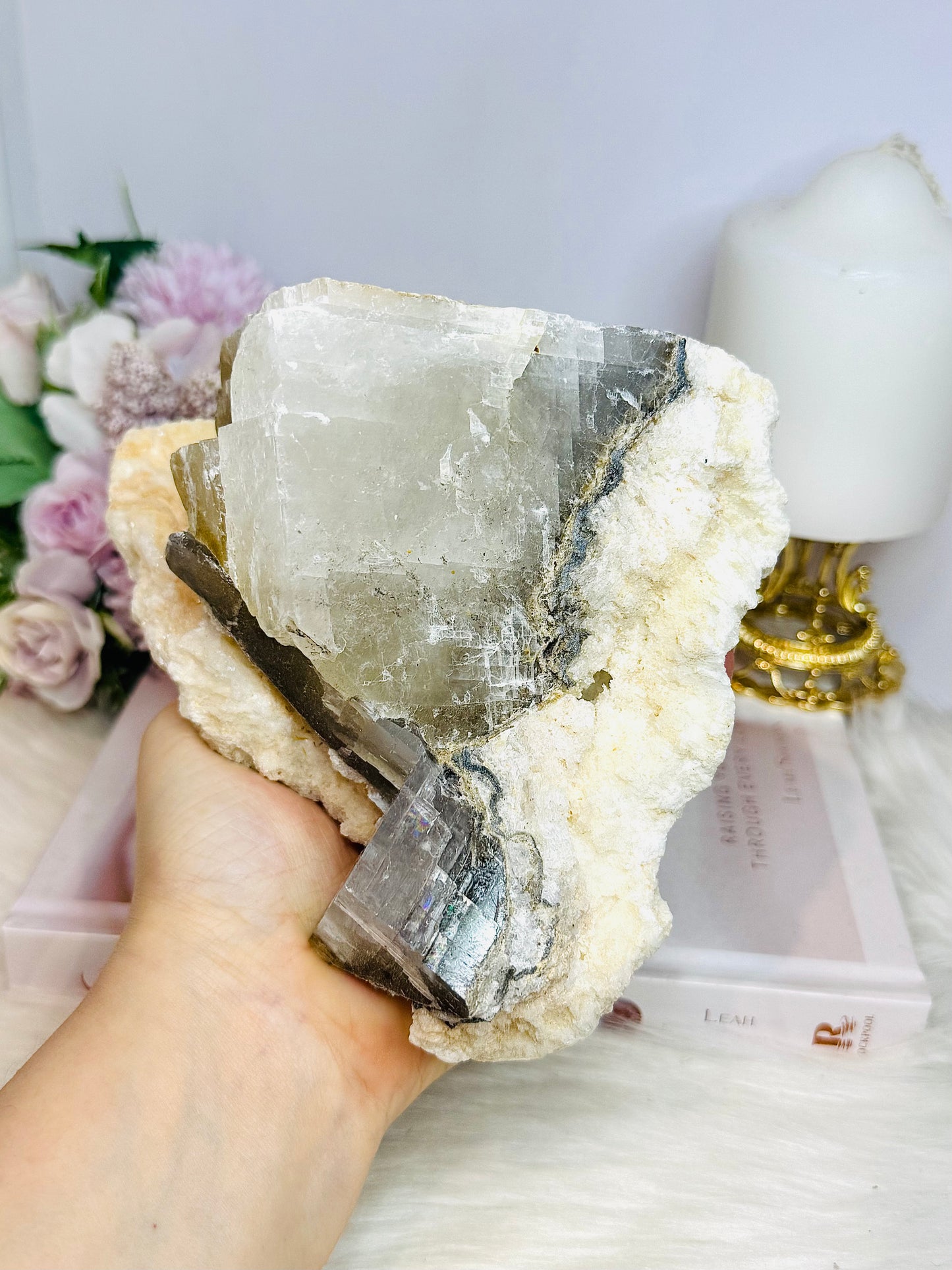 Large Natural Calcite Specimen 1.3KG