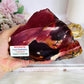 Natural Mookaite Jasper Slab on Stand 15cm