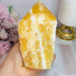 Large 608gram 12cm Orange Calcite Point