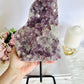 Large 30cm 2.29KG Amethyst Druzy Cluster On Stand From Brazil