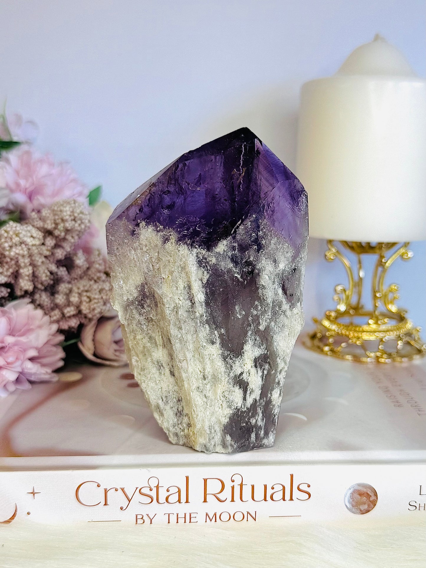 Natural Chunky Amethyst Dog Tooth | Point 11.5cm