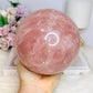 Huge Rose Quartz Sphere 3KG on Stand
