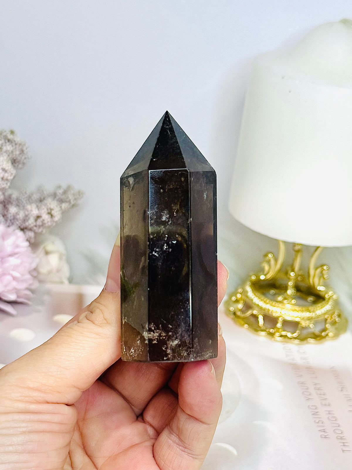 Smokey Quartz Chunky Tower 8.5cm