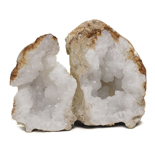 Healing Energy ~ Huge 4.5KG Natural Calcite Geode Pair