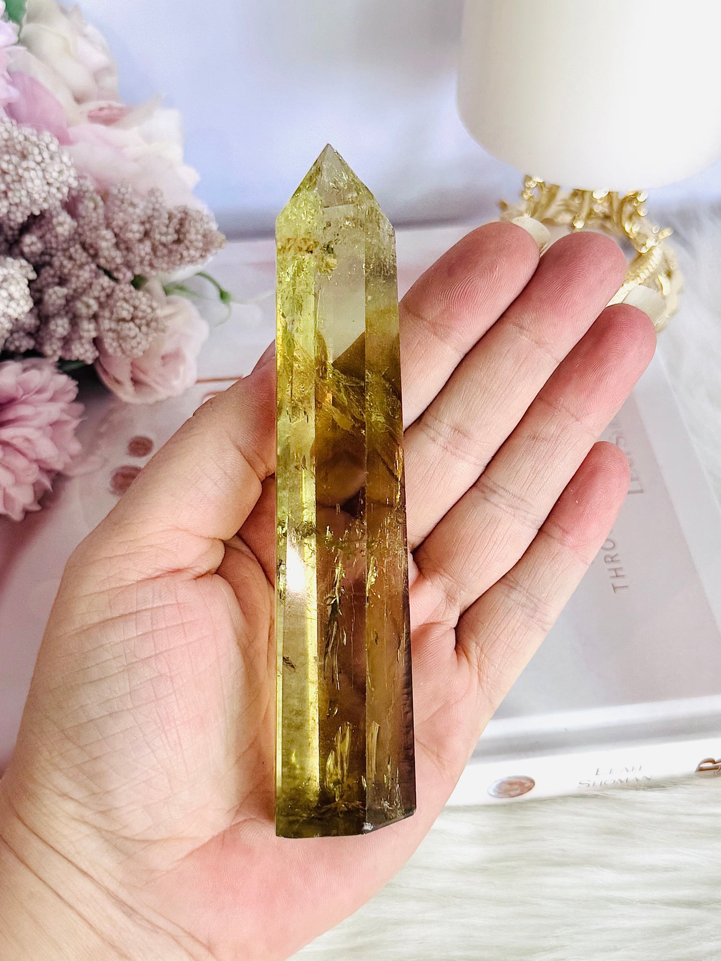 Beautiful 13cm Citrine Tower From Brazil