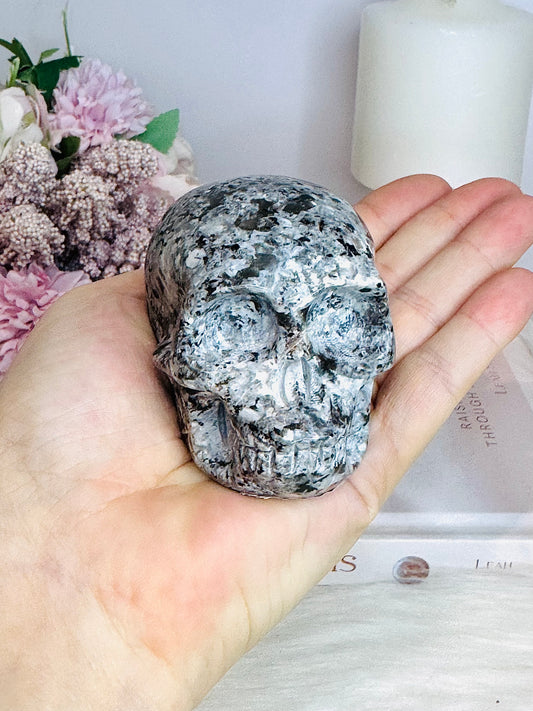 Yooperlite Carved Skull 331g