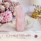 Chunky 9cm Rose Quartz Tower